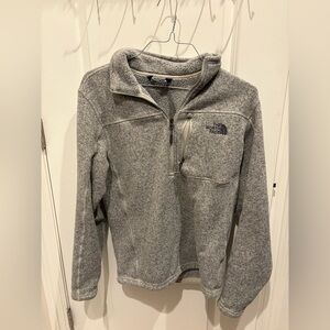 The North Face Men's Zip-Up Gray Sweater